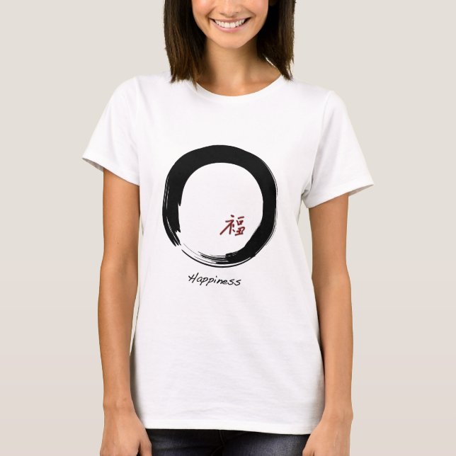 Zen Symbol med händelsetecken Tee (Framsida)