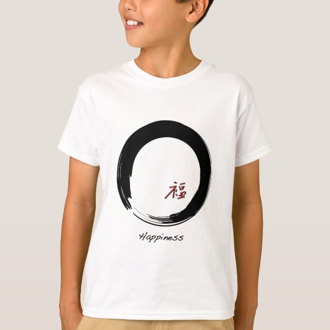 Zen Symbol med händelsetecken Tee (Framsida)