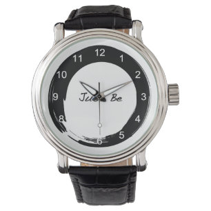 Zen-symbol med "Just Be" Armbandsur