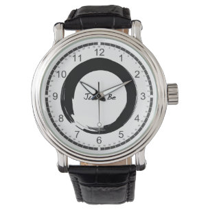 Zen-symbol med "Just Be" Armbandsur