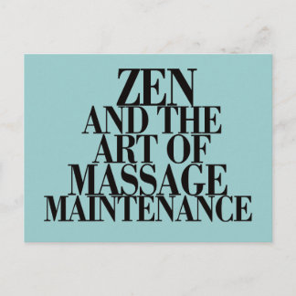 ZEN & The Art of MASSAGE Vykort