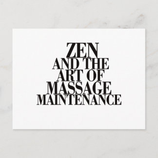 ZEN & The Art of MASSAGE Vykort