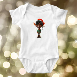 Zen Tonåring jul Elf Baby Bodykostym T Shirt
