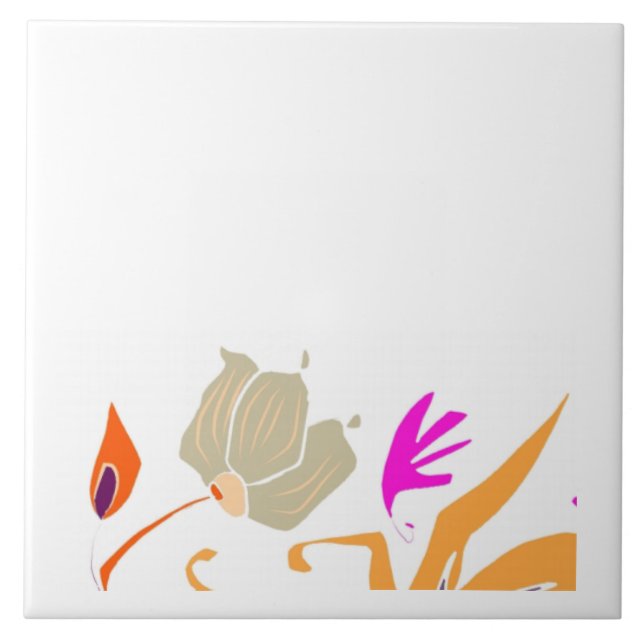 Zen-trädgårdskeramiska plattan kakelplatta (Framsidan)