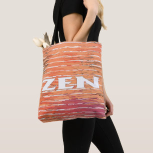 Zen vit reeds axel mot påsen tygkasse