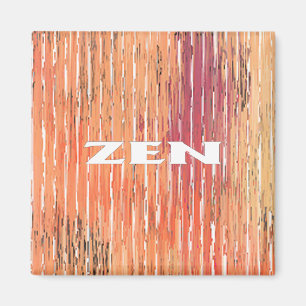 Zen vit repor kvadratisk magnet