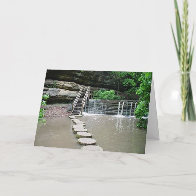 Zen Walk #1-hälsningskort Kort (Framsida)