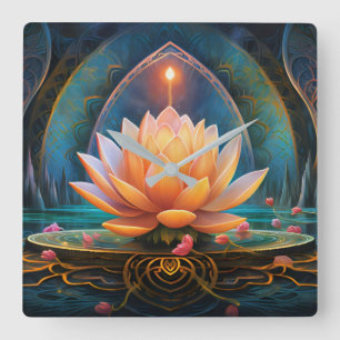 Zen Wall Clock Fyrkantig Klocka