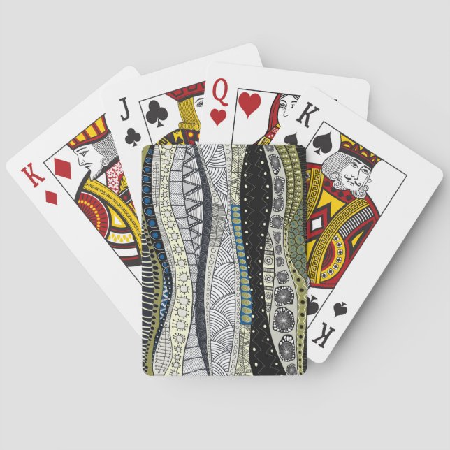 Zen Waves Playing Cards Casinokort (Baksidan)