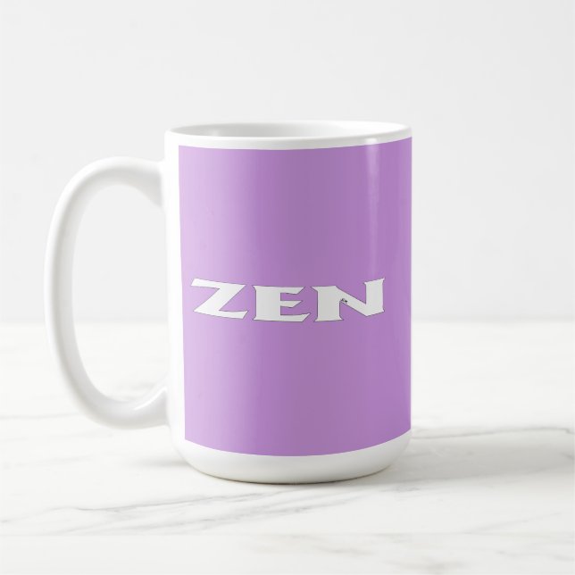 Zen white lilac mugg (Vänster)