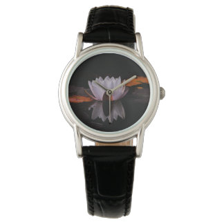 Zen White Lotus Flower Armbandsur