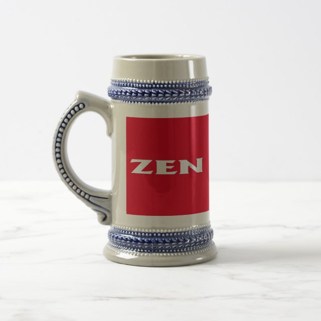 Zen white Red stein Sejdel (Vänster)
