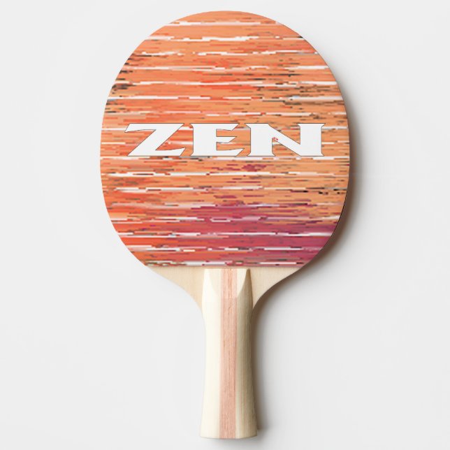 Zen white reeds ping pong paddel pingisracket (Framsidan)