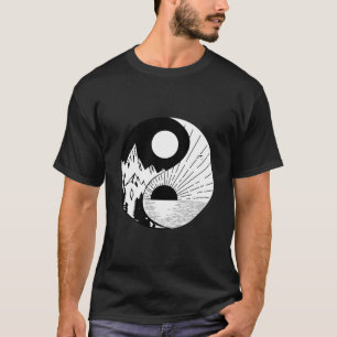 Zen Yin Yang Black White T Shirt
