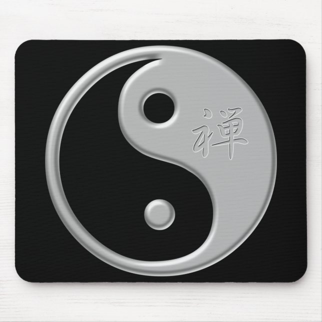 Zen Yin Yang Mousepad Musmatta (Framsidan)
