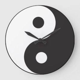 Zen Yin Yang Stor Klocka