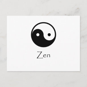 Zen Yin & Yang Vykort