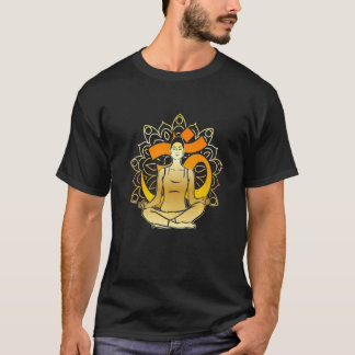 Zen Yoga Meditating Premium T Shirt