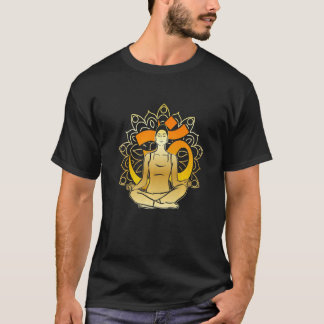 Zen Yoga Meditating Premium T Shirt