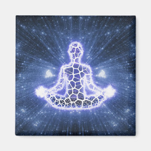 Zen Yoga Meditation Chakra Andlig Magnet