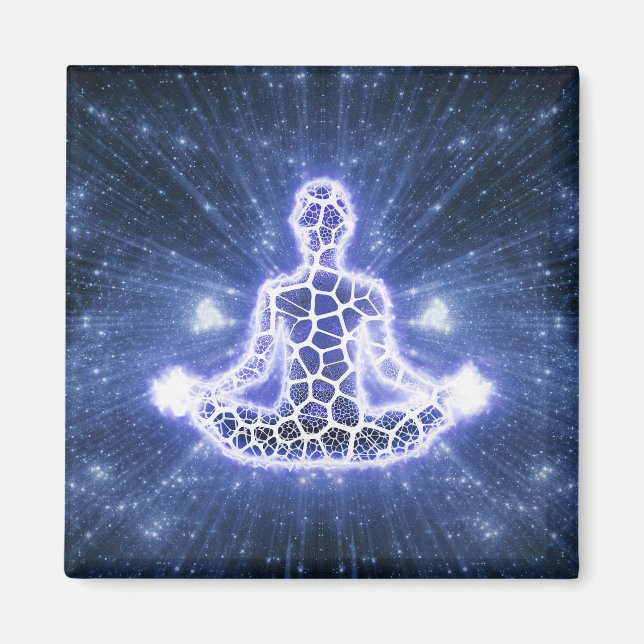 Zen Yoga Meditation Chakra Andlig Magnet (Framsidan)