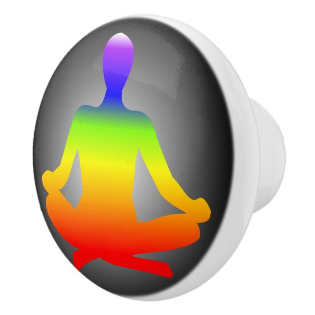 Zen Yoga Meditation Chakra Knopp (Höger)