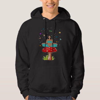 Zen Yoga Meditation Gravida Kvinnor Svamp Buddha Hoodie