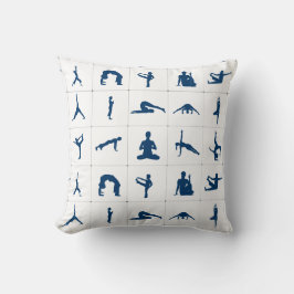 Zen Yoga Meditation Lotus Andlig Mönster Kudde