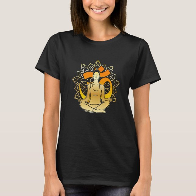 Zen Yoga Mediterande Premium T Shirt (Framsida)