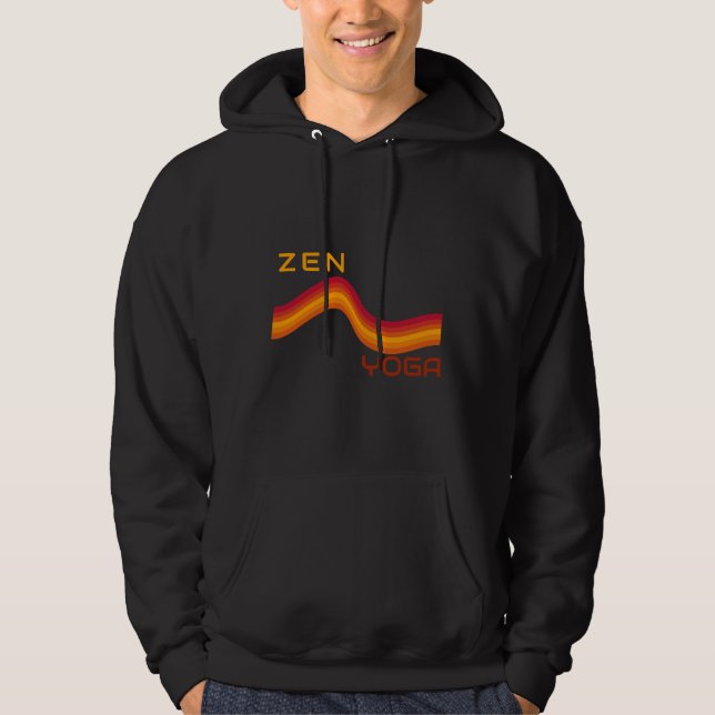 Zen Yoga Mindfulness 11 Hoodie (Framsida)