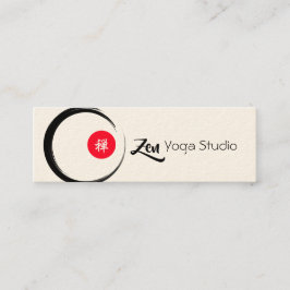 Zen Yoga Studio Mini Visitkort
