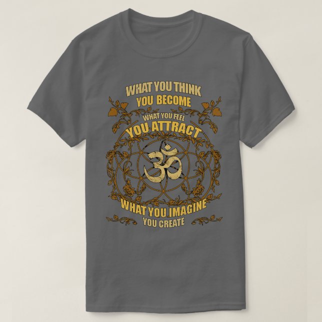 Zen Yoga vad du Tänkor dig bli T Shirt (Design framsida)