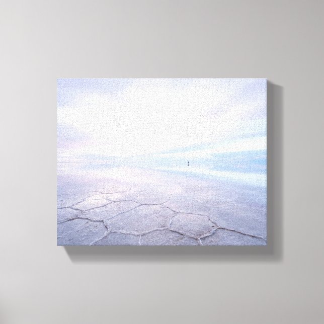 ZENAH | Salar de Uyuni 'Oändlig spegel' | Moln  Canvastryck (Framsida)