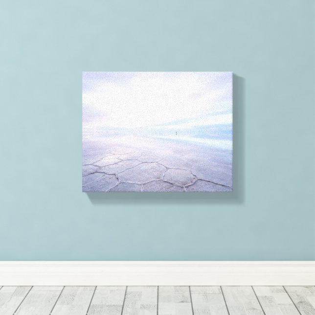 ZENAH | Salar de Uyuni 'Oändlig spegel' | Moln  Canvastryck (Insitu (trägolv))