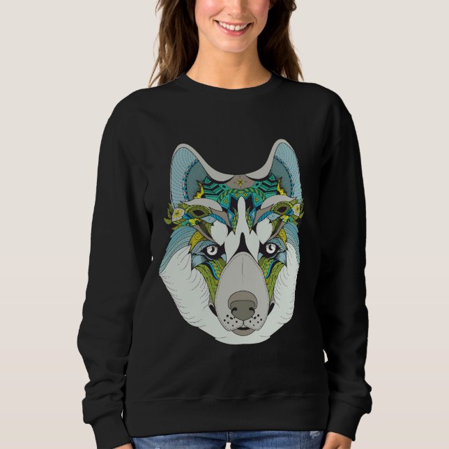 Zenart Patterned Husky T Shirt (Framsida)