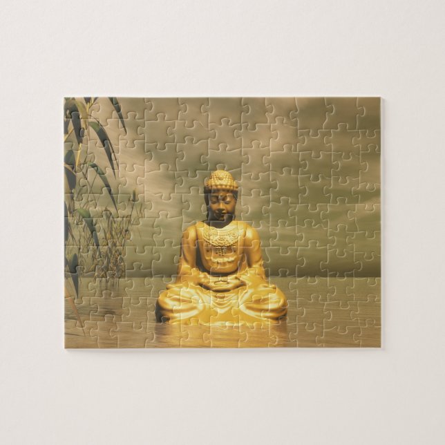 Zenbuddha meditera pussel (Horisontell)