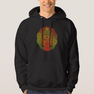 Zenbuddhistisk buddhism Mantra Färgglad Mandala Bu Hoodie