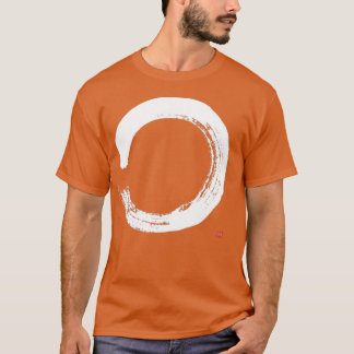 Zencirkel med konstnärligt Zen Enso-kalligrafi T Shirt