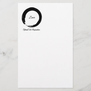 Zencirkel med logotyp brevpapper