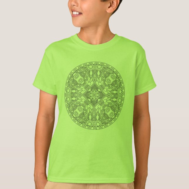 Zendala design t-shirt (Framsida)