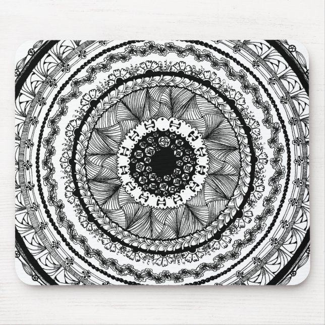 Zendala "fåfänga" Mousepad Musmatta (Framsidan)