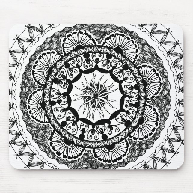 Zendala "Ona" Mousepad Musmatta (Framsidan)