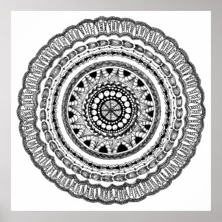 Zendala ’Queste’ Poster