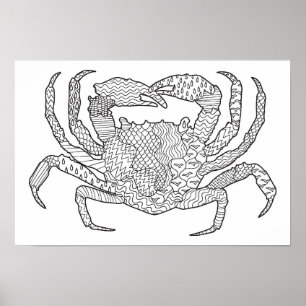 Zendoodle krabba 2 poster