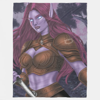 Zendyr i skogen fleecefilt