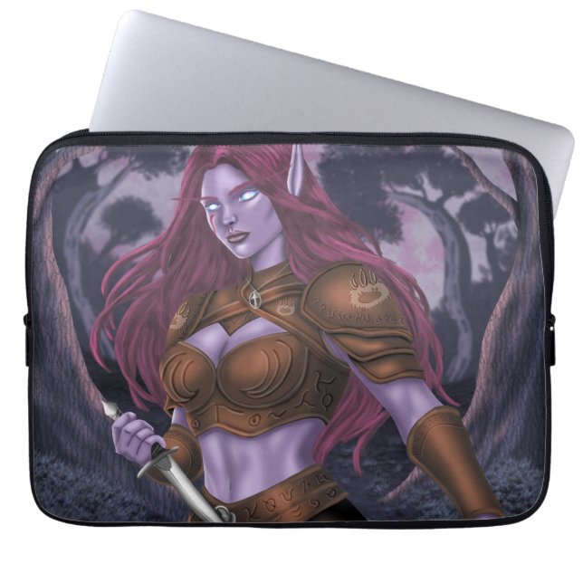 Zendyr i skogen laptop fodral (Framsidan)