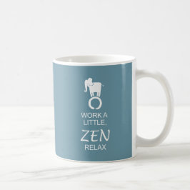 Zenelefanten Enso kopplar av Kaffemugg