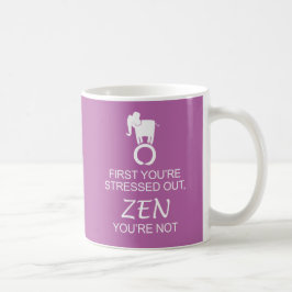 Zenelefanten Enso stressar inte Kaffemugg