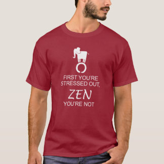 Zenelefanten Enso stressar inte T-shirt