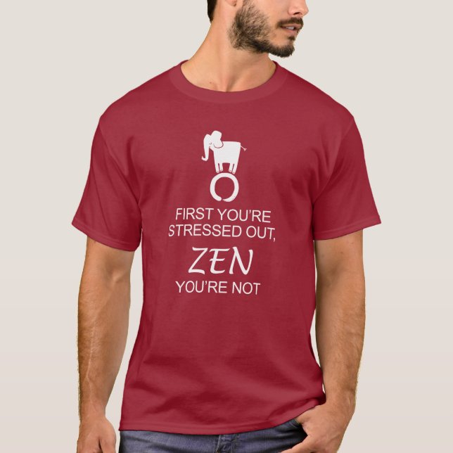 Zenelefanten Enso stressar inte Tee (Framsida)